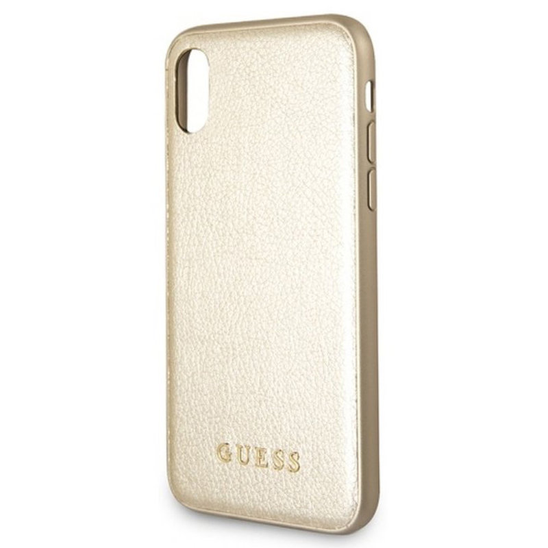 Bumper iPhone X, iPhone 10 Guess - Gold GUHCPXIGLGO