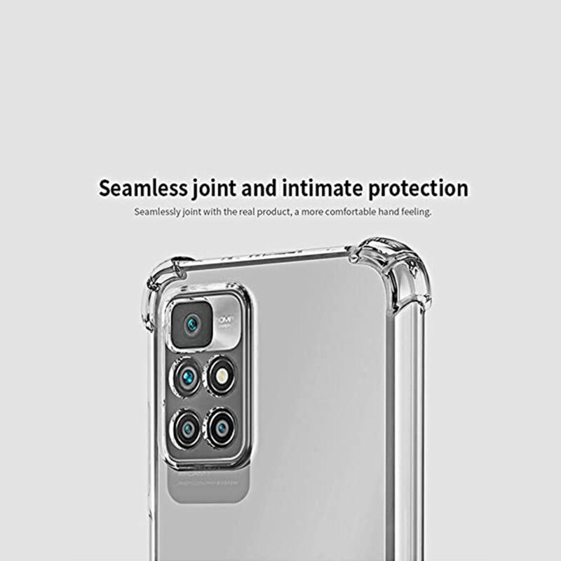 Husa Xiaomi Redmi 10 Techsuit Shockproof Clear Silicone, transparenta