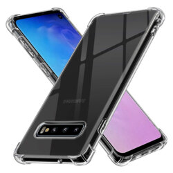 Husa Samsung Galaxy S10 Techsuit Shockproof Clear Silicone, transparenta