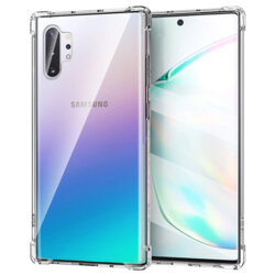 Husa Samsung Galaxy Note 10 Plus Techsuit Shockproof Clear Silicone, transparenta