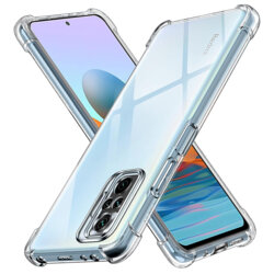 Husa Xiaomi Redmi Note 10 Pro Techsuit Shockproof Clear Silicone, transparenta