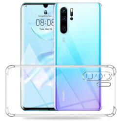 Husa Huawei P30 Pro Techsuit Shockproof Clear Silicone, transparenta