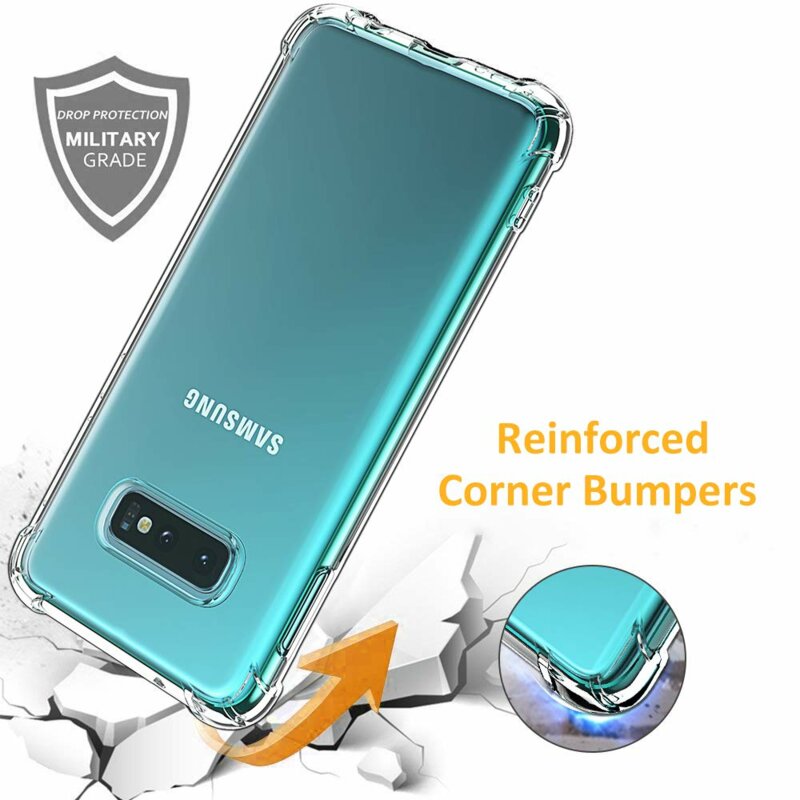 Husa Samsung Galaxy S10e Techsuit Shockproof Clear Silicone, transparenta