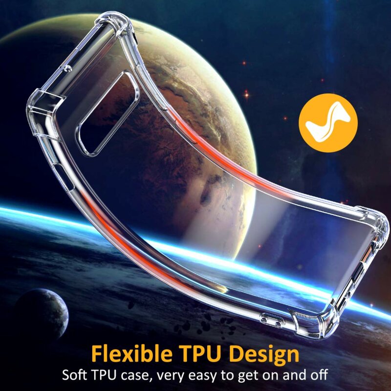 Husa Samsung Galaxy S10e Techsuit Shockproof Clear Silicone, transparenta