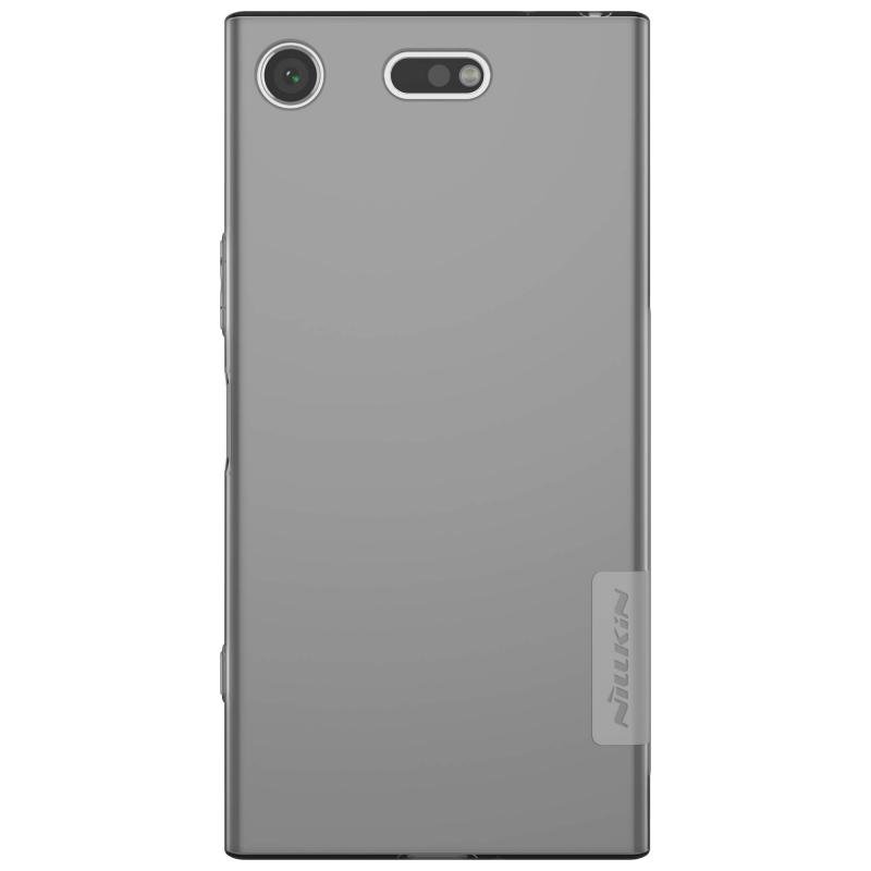 Husa Sony Xperia XZ1 Compact Nillkin Nature UltraSlim Fumuriu