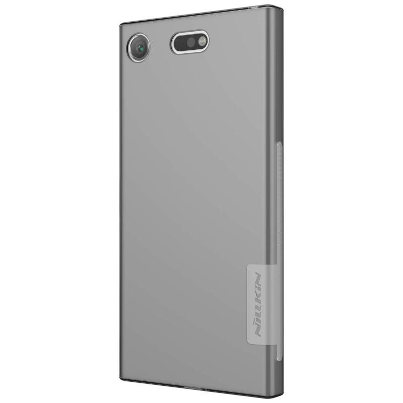 Husa Sony Xperia XZ1 Compact Nillkin Nature UltraSlim Fumuriu