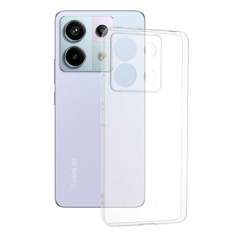 Husa Xiaomi Redmi Note 13 Pro 5G Techsuit Clear Silicone, transparenta