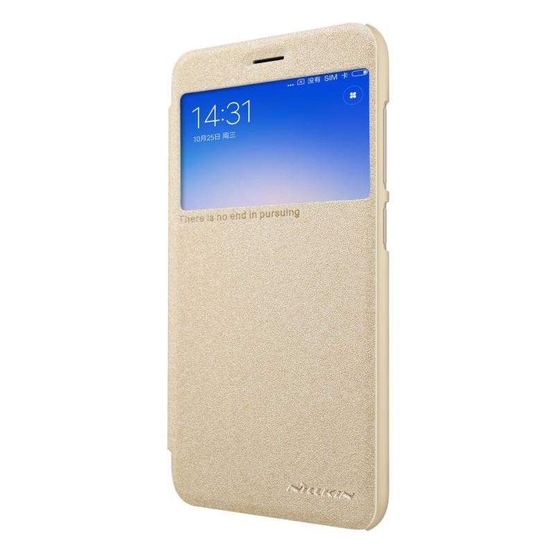 Husa Xiaomi Redmi 5A Nillkin Sparkle S-View Flip Auriu