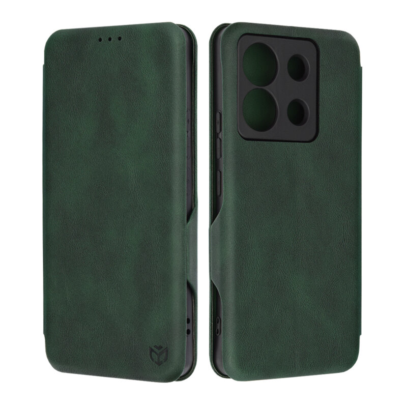Husa 360° Xiaomi Poco X6 Techsuit Safe Wallet Plus, verde