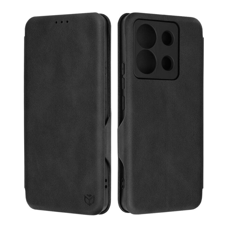 Husa 360° Xiaomi Poco X6 Techsuit Safe Wallet Plus, negru