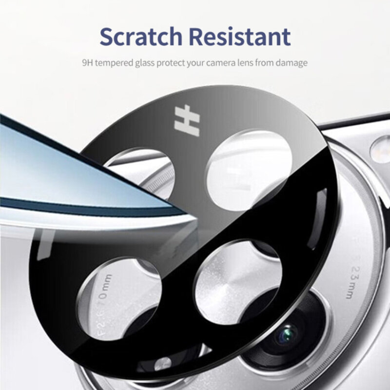 Folie camera OnePlus 12 Techsuit Full Glass, negru