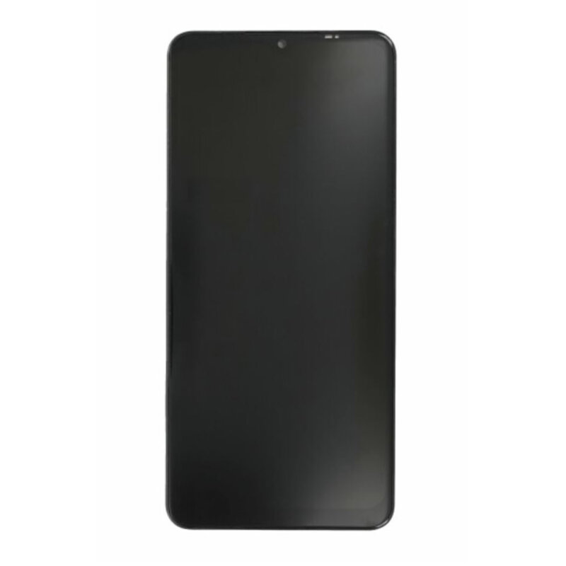 Display Samsung Galaxy A12 (SM-A125) OLED touchscreen cu rama, negru