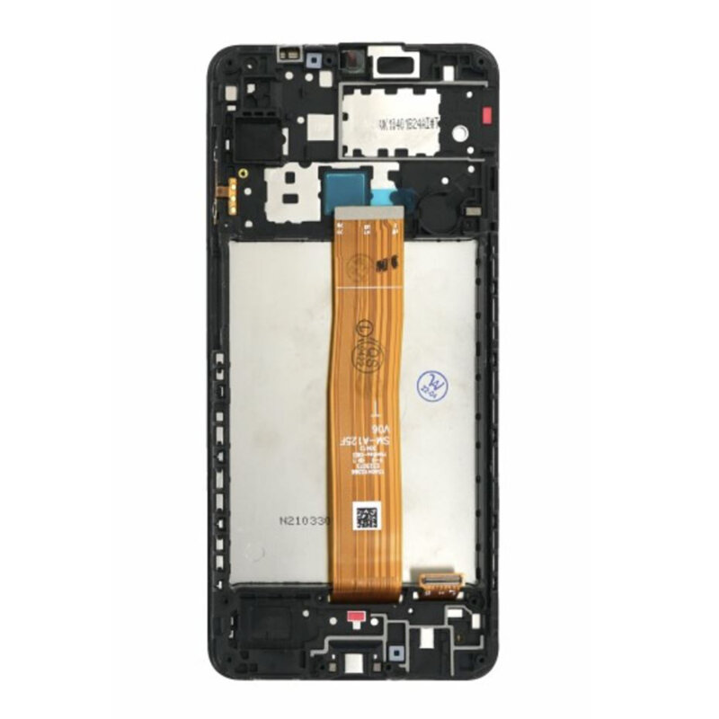 Display Samsung Galaxy A12 (SM-A125) OLED touchscreen cu rama, negru