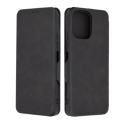 Husa 360° Xiaomi Redmi 12 5G Techsuit Safe Wallet Plus, negru