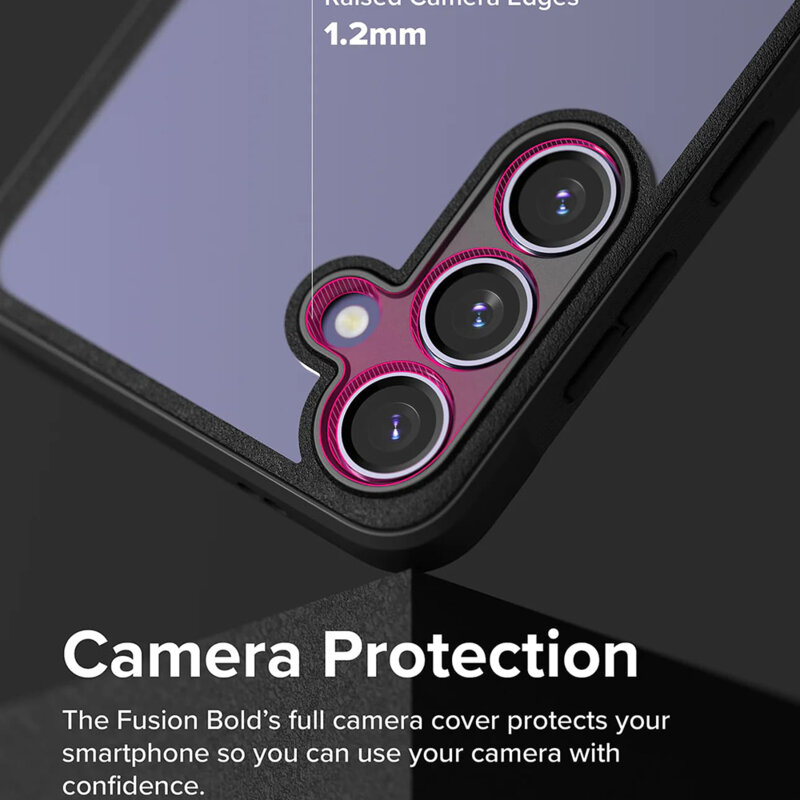 Husa Samsung Galaxy S24 Plus Ringke Fusion Bold, negru