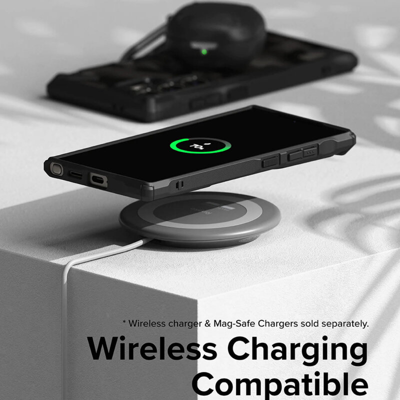 Husa Samsung Galaxy S24 Ultra Ringke Fusion X Design, camo black