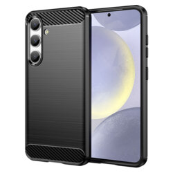 Husa Samsung Galaxy S24 Plus Techsuit Carbon Silicone, negru