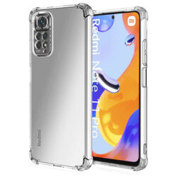 Husa Xiaomi Redmi Note 11 Pro 4G Techsuit Shockproof Clear Silicone, transparenta