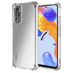 Husa Xiaomi Redmi Note 11 Pro 5G Techsuit Shockproof Clear Silicone, transparenta