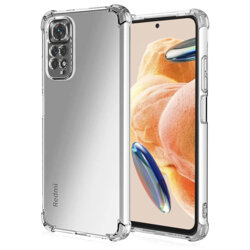 Husa Xiaomi Redmi Note 12 Pro 4G Techsuit Shockproof Clear Silicone, transparenta