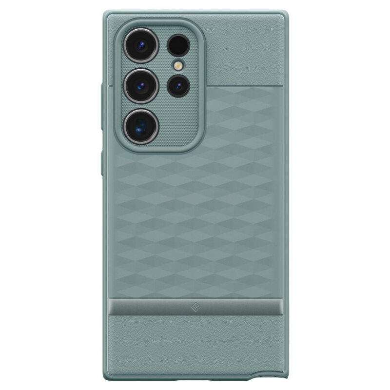 Husa Samsung Galaxy S24 Ultra Spigen Caseology Parallax, verde