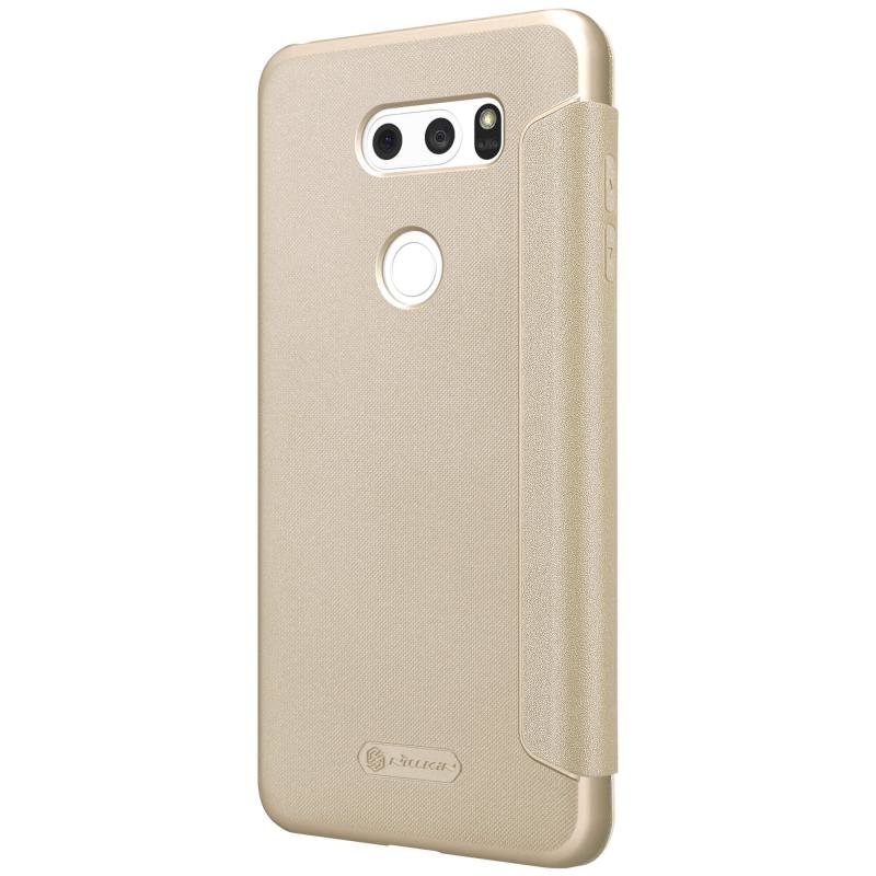 Husa LG V30 NILLKIN Sparkle Flip Auriu