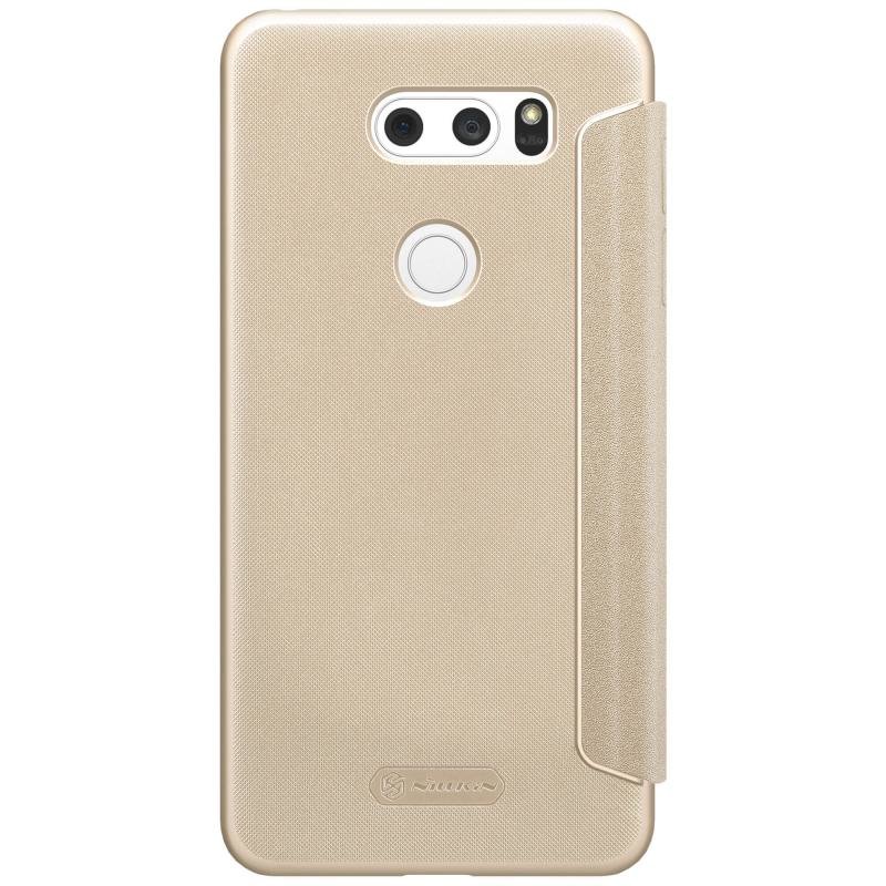 Husa LG V30 NILLKIN Sparkle Flip Auriu