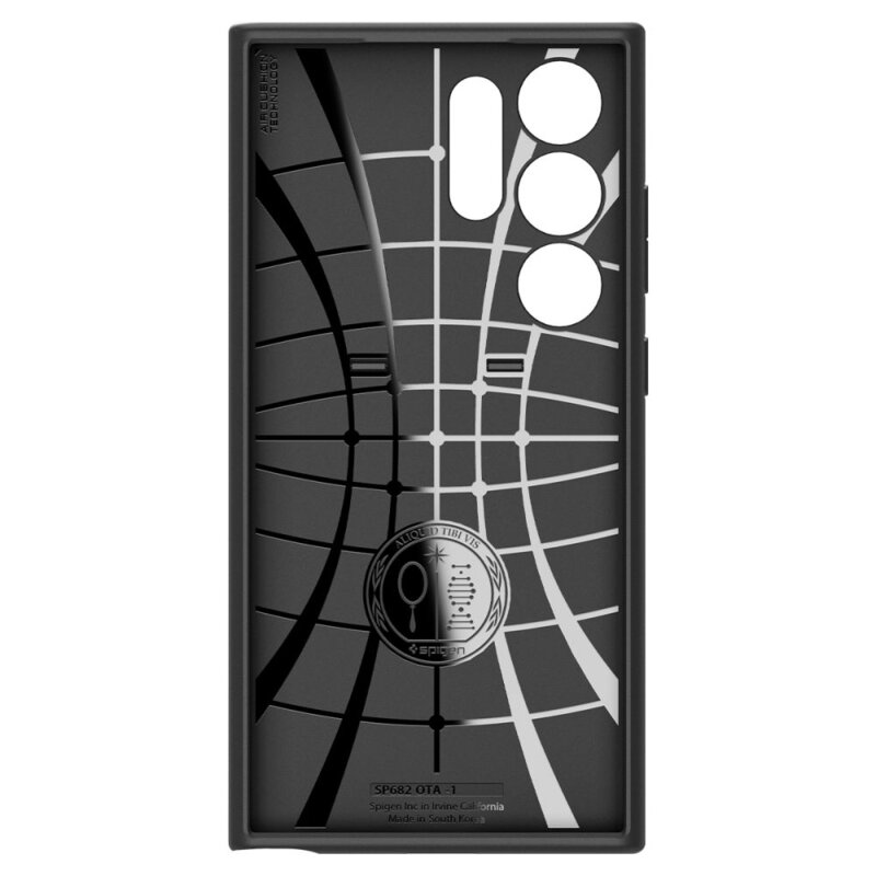 Husa Samsung Galaxy S24 Ultra Spigen Optik Armor, negru
