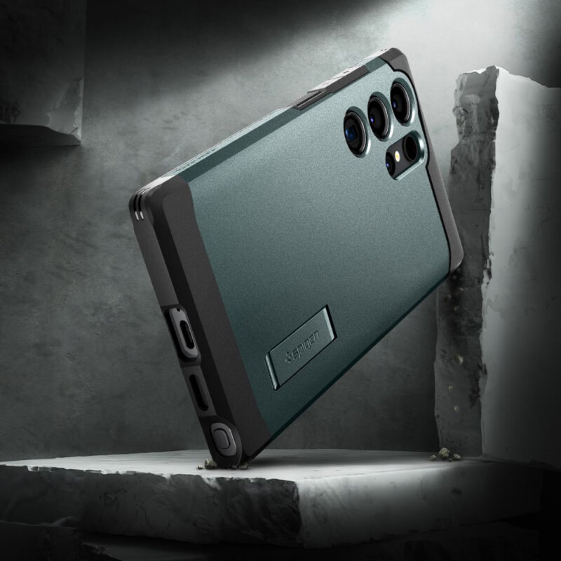 Husa Samsung Galaxy S24 Ultra Spigen Tough Armor, verde