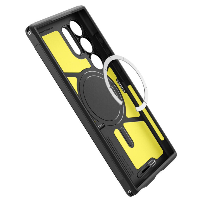 Husa Samsung Galaxy S24 Ultra Spigen Tough Armor MagSafe, negru