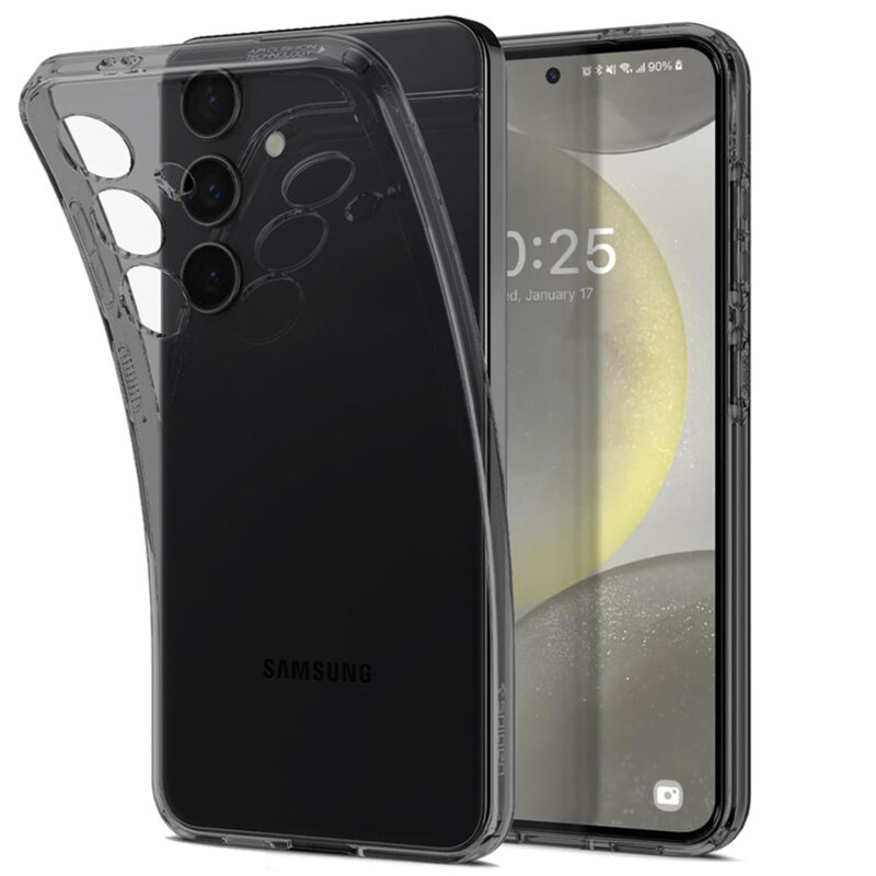Husa Samsung Galaxy S24 Plus Spigen Liquid Crystal, cenusiu