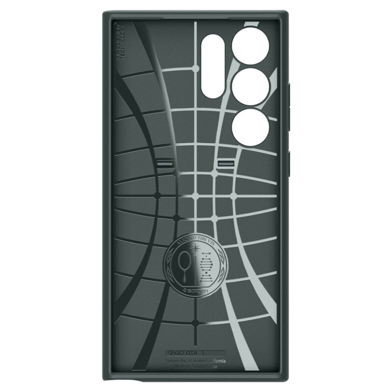 Husa Samsung Galaxy S24 Ultra Spigen Optik Armor, verde