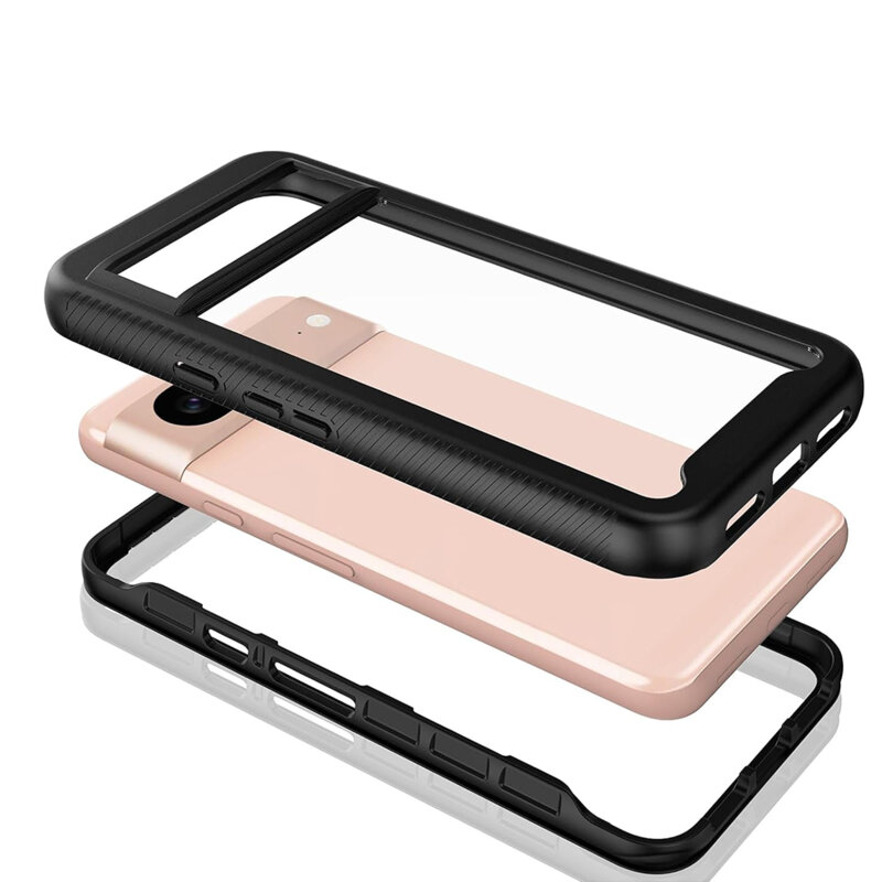 [Pachet 360°] Husa + folie Google Pixel 8a Techsuit Defense, negru