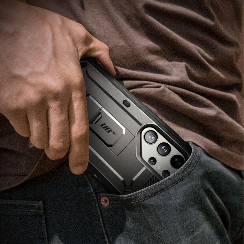 Husa Samsung Galaxy S24 Ultra Supcase Unicorn Beetle Pro, gri