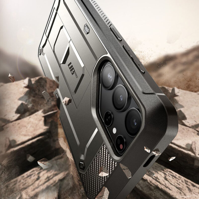 Husa Samsung Galaxy S24 Ultra Supcase Unicorn Beetle Pro, gri