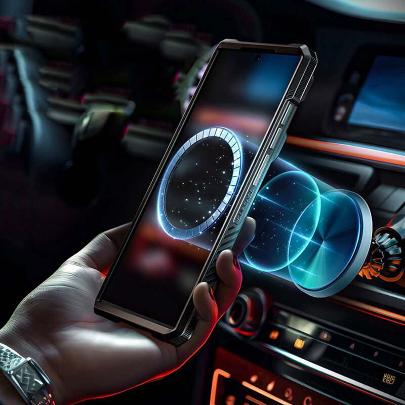 Husa Samsung Galaxy S24 Ultra Supcase Unicorn Beetle XT MagSafe, bleu