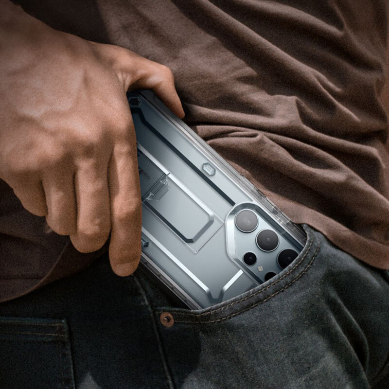 Husa Samsung Galaxy S24 Ultra Supcase Unicorn Beetle Pro, transparenta