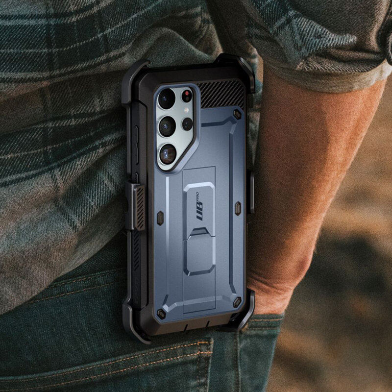 Husa Samsung Galaxy S24 Ultra Supcase Unicorn Beetle Pro, albastru