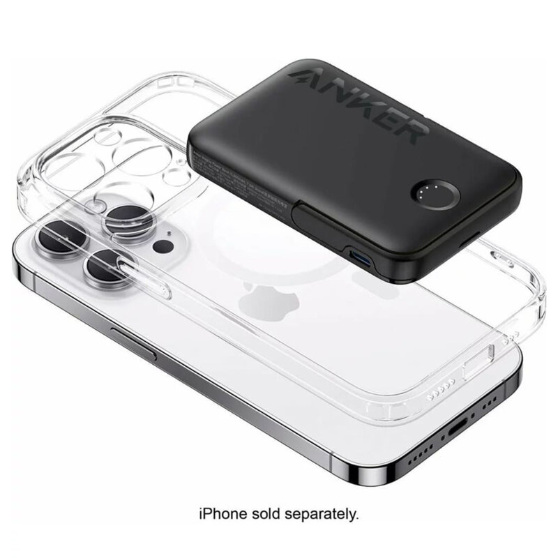 Baterie externa MagSafe, power bank wireless Anker 322, 5000mAh