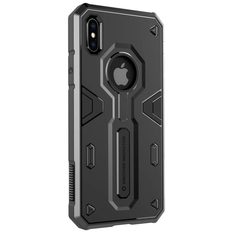 Husa Apple iPhone X, iPhone 10 Nillkin Defender 4 - Black