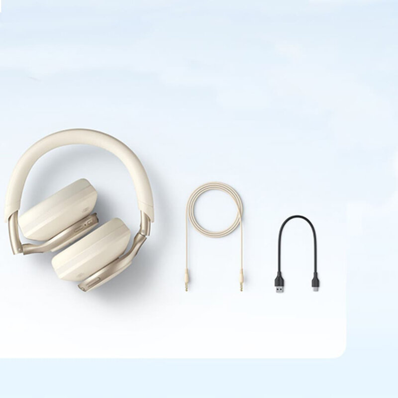 Casti on-ear Bluetooth ANC Anker Space One, alb