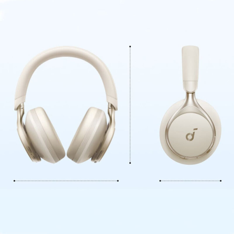 Casti on-ear Bluetooth ANC Anker Space One, negru