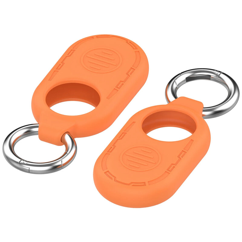 Husa Samsung Galaxy SmartTag2 Techsuit Smiling Silicone, portocaliu