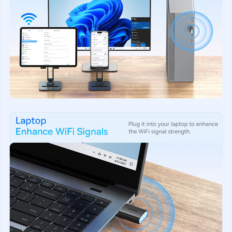 Modem, router Wi-Fi Baseus, 650Mbps, B01317600111-04