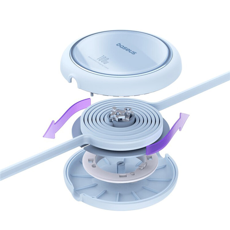 Cablu de date Super Fast Charging PD100W Baseus Free2Draw Mini