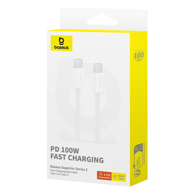 Cablu de date Fast Charging Type-C 100W, 2m Baseus P10365200211-04