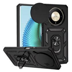 Husa Honor Magic6 Lite protectie camera Techsuit CamShield Series, negru