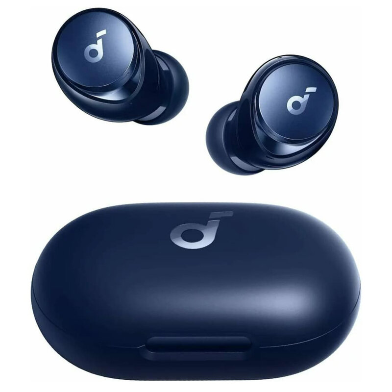 Earbuds, casti wireless Bluetooth in-ear Anker A40, albastru