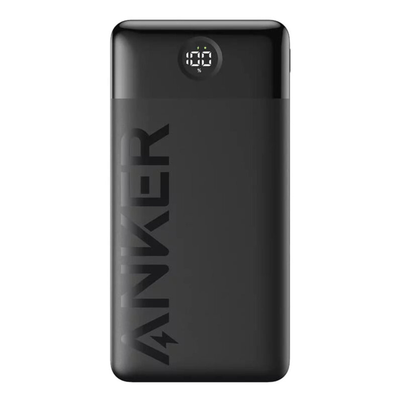 Baterie externa telefon Anker 326, 20000mAh, 15W, negru
