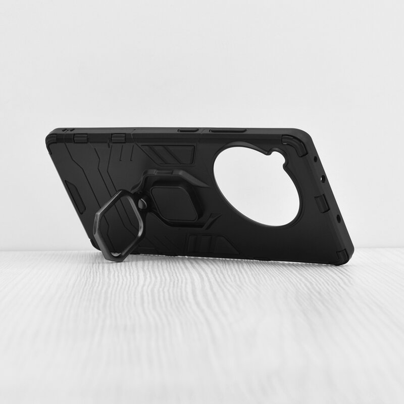 Husa OnePlus 12R Techsuit Silicone Shield, negru